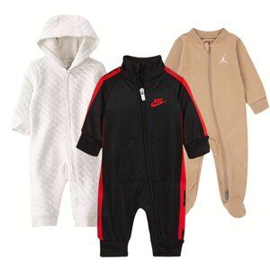Nike, Jordan Air, Carter's Baby Boy Coverall Romper Bundle